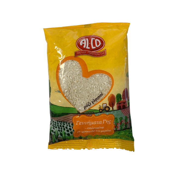 Glasé-Reis (500g) Alco von Alco bei Araxxon  - Hochwertiges griechisches Produkt.   Glasé-Reis (500g) Alco από Alco στο Araxxon  - Αυθεντικό ελληνικό προϊόν.